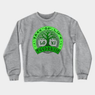 the tree of life ygdrasil Crewneck Sweatshirt